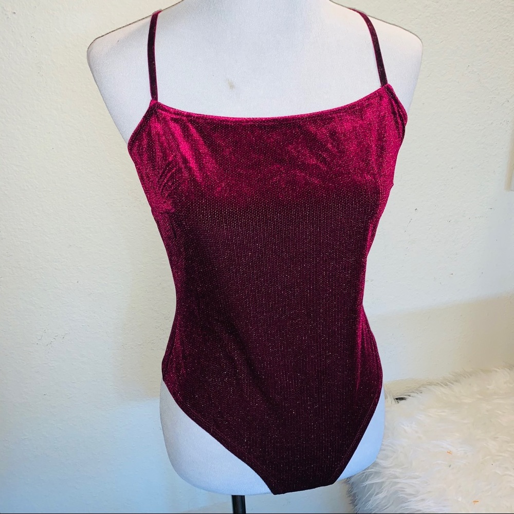 For Good Velvet Bodysuit